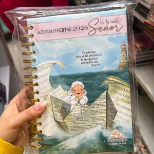 Agenda Ovejitas 2026 - Azul - Confío en ti Señor