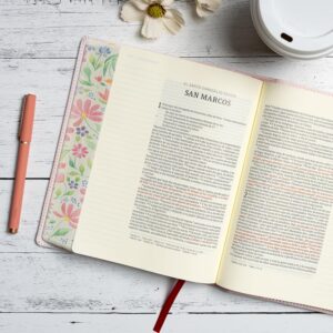 Biblia De Apuntes 1960/ Tamaño Personal Flores Tapa Dura - Imagen 3